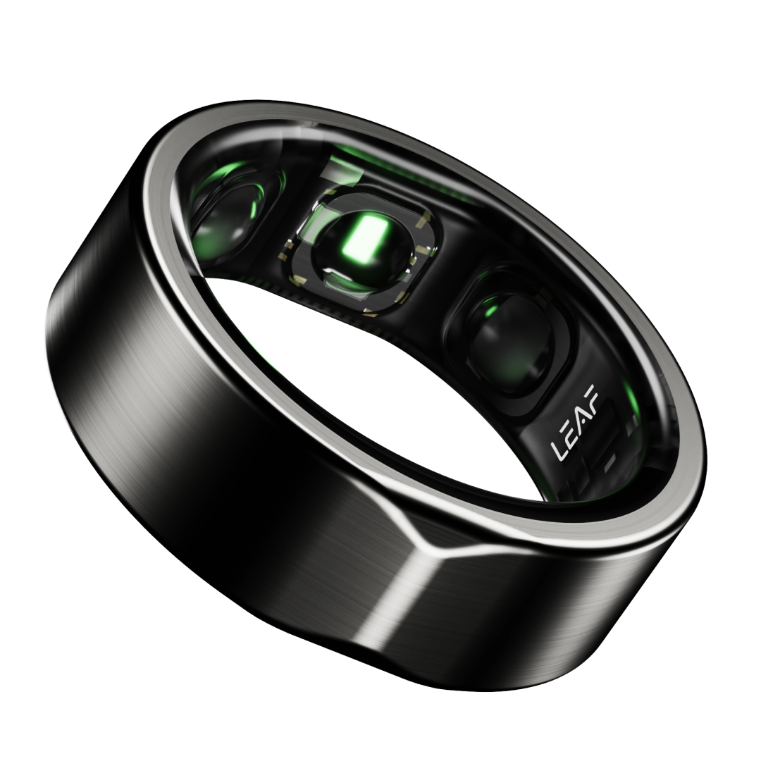 LEAF HALO SMART RING (CARBON BLACK) + SIZING KIT - Leaf Studios