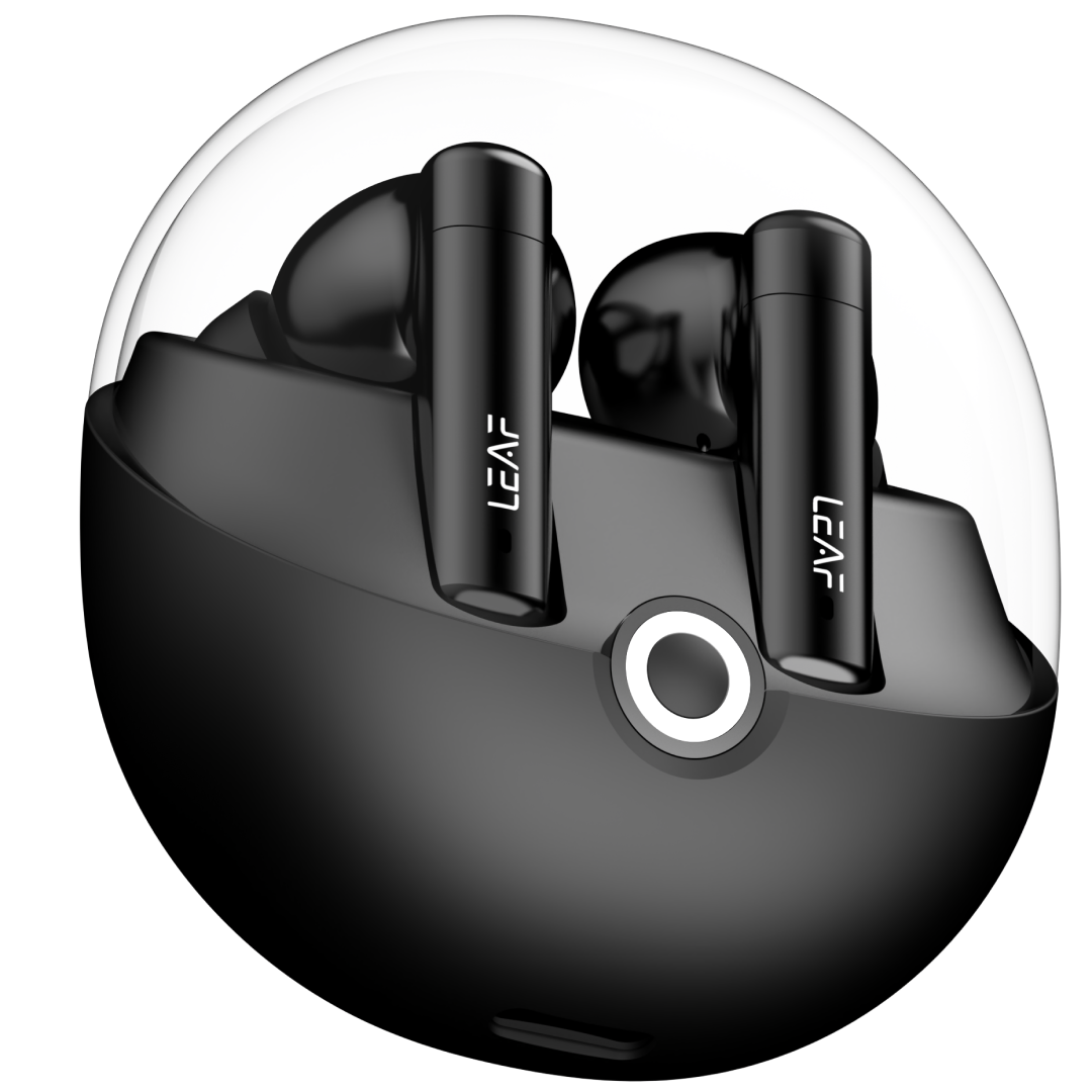 LEAF BUDS X514 ANC TRUE WIRELESS EARBUDS (CARBON BLACK) - Leaf Studios