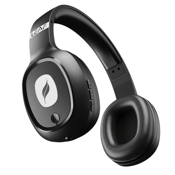 Leaf Bass Wireless Headphones (Carbon Black)