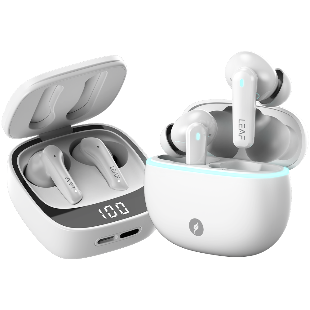 Combo: LEAF BUDS X614 ANC + LEAF BUDS X121 (PURE WHITE) - Leaf Studios