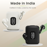 LEAF BUDS X714 ANC EARBUDS WITH 4 BUDS IN 1 CASE (IVORY) - Leaf Studios