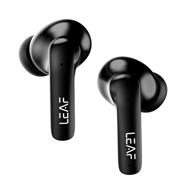 LEAF BUDS X268 CARBON BLACK TRUE WIRELESS EARBUDS - Leaf Studios