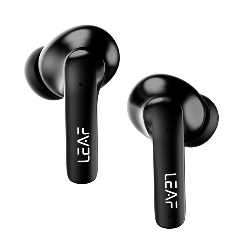 LEAF BUDS X268 CARBON BLACK TRUE WIRELESS EARBUDS