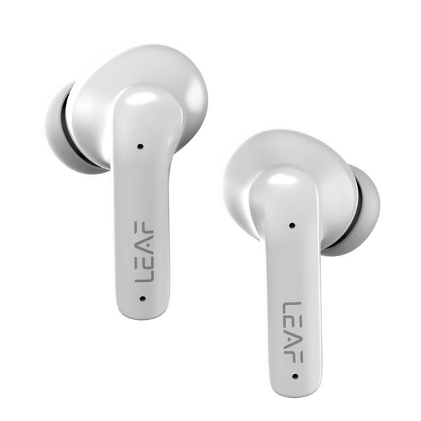 LEAF BUDS X268 PURE WHITE TRUE WIRELESS EARBUDS - Leaf Studios