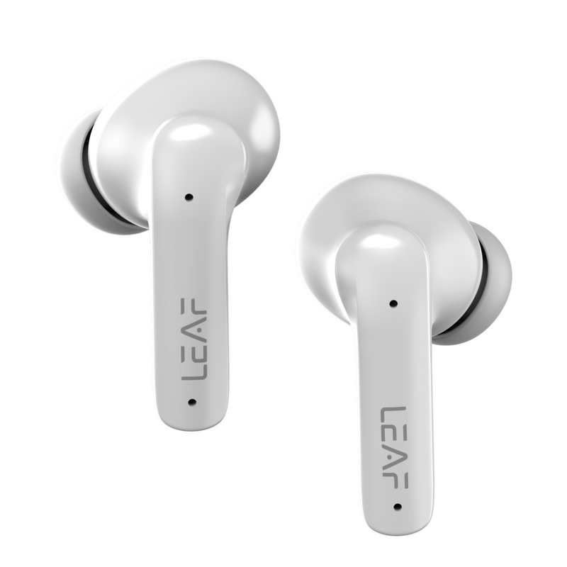 LEAF BUDS X268 PURE WHITE TRUE WIRELESS EARBUDS