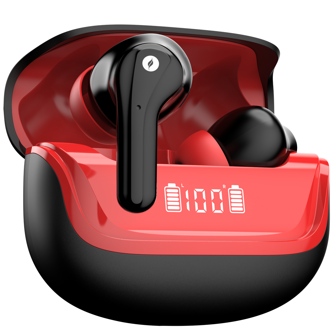 Leaf Buds X214 Wireless Earbuds (Black Blood)