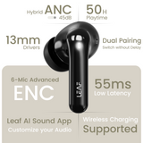 Leaf Pods X1 Wireless Earbuds with Hybrid ANC - Leaf Studios