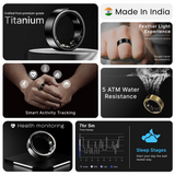 LEAF HALO SMART RING (CARBON BLACK) + SIZING KIT