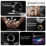 LEAF HALO SMART RING (CARBON BLACK) + SIZING KIT - Leaf Studios