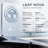 Leaf Nova Power bank (Aqua Grey)