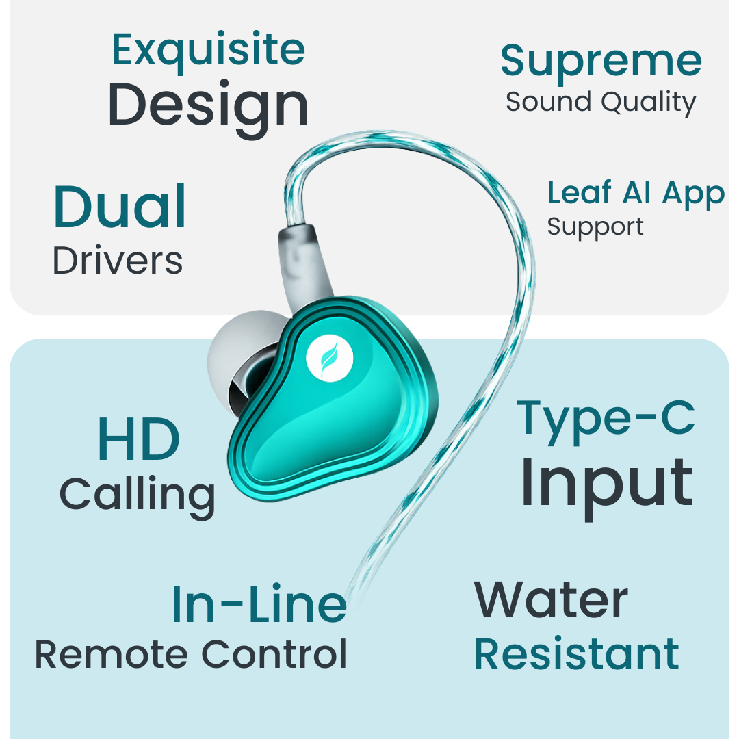 LEAF SONIC IEM WIRED EARPHONES