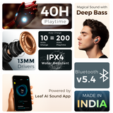 Combo: LEAF BASS + LEAF BUDS X101 (FLAMING SUMMER) - Leaf Studios