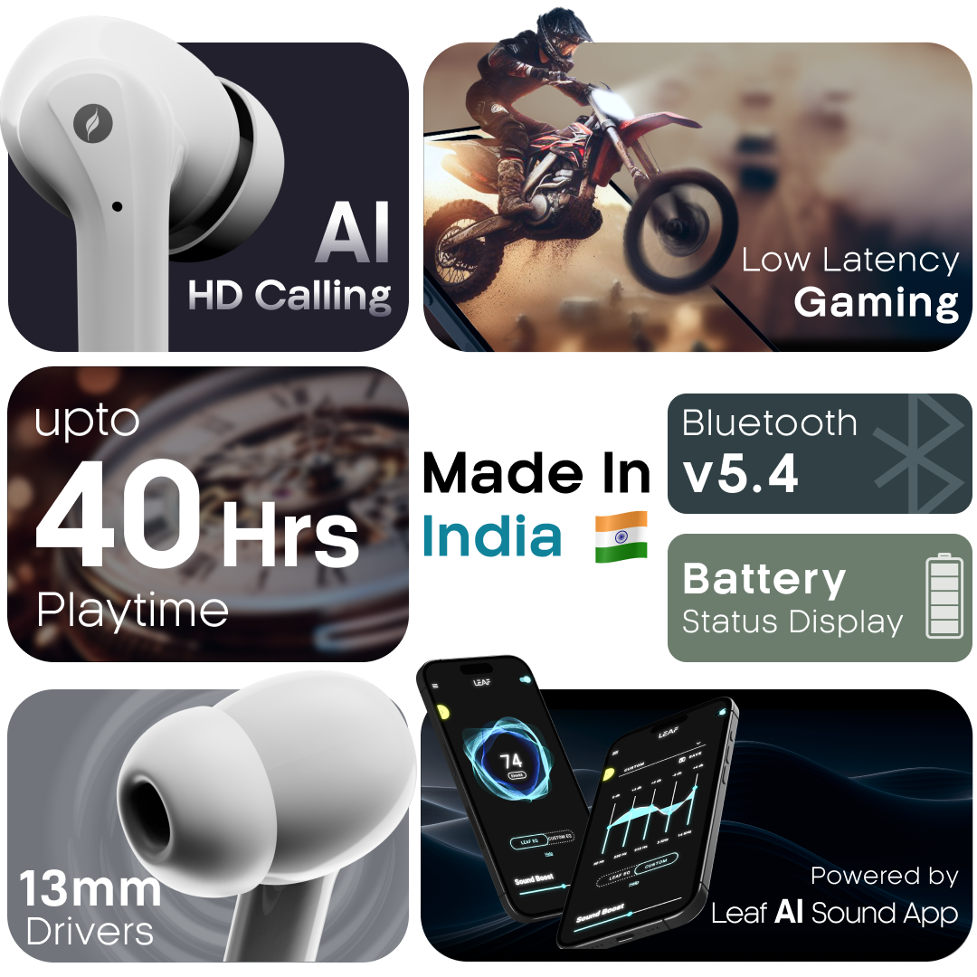 Leaf Buds X214 Wireless Earbuds (Yin Yang)