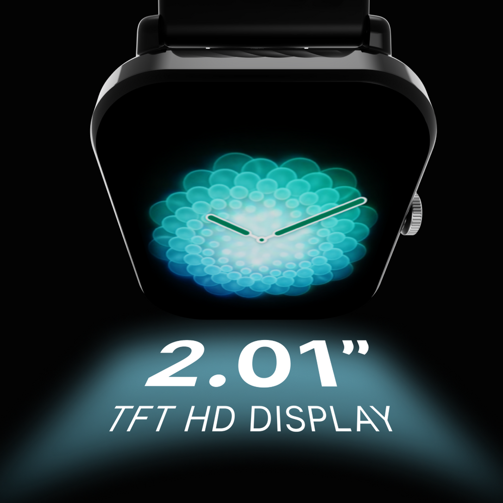 LEAF WATCH X121 WIRELESS BT CALLING SMART WATCH CARBON BLACK