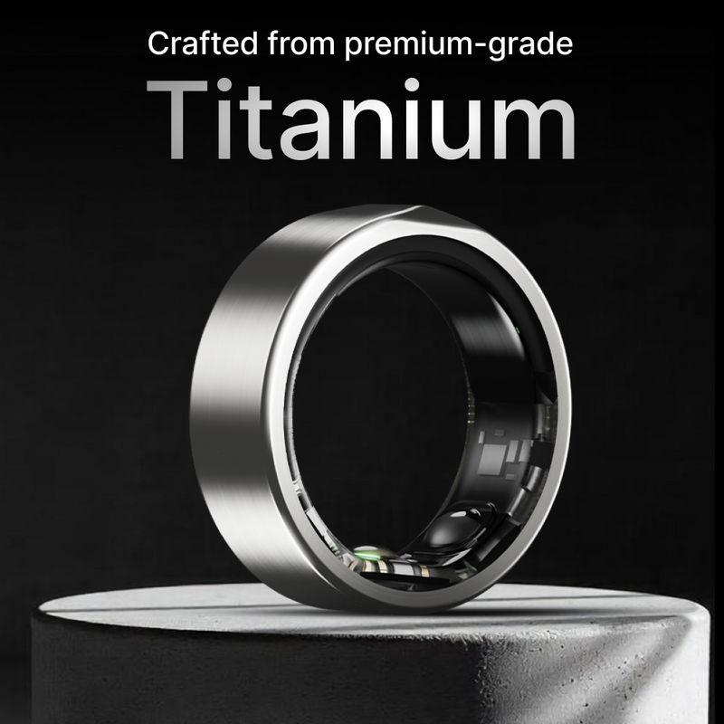 LEAF HALO SMART RING (lUNAR SILVER) + SIZING KIT - Leaf Studios