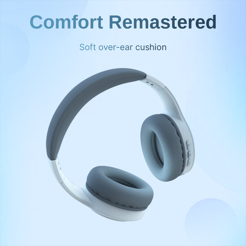 LEAF BASS PRO WIRELESS HEADPHONES-AQUA GREY - Leaf Studios