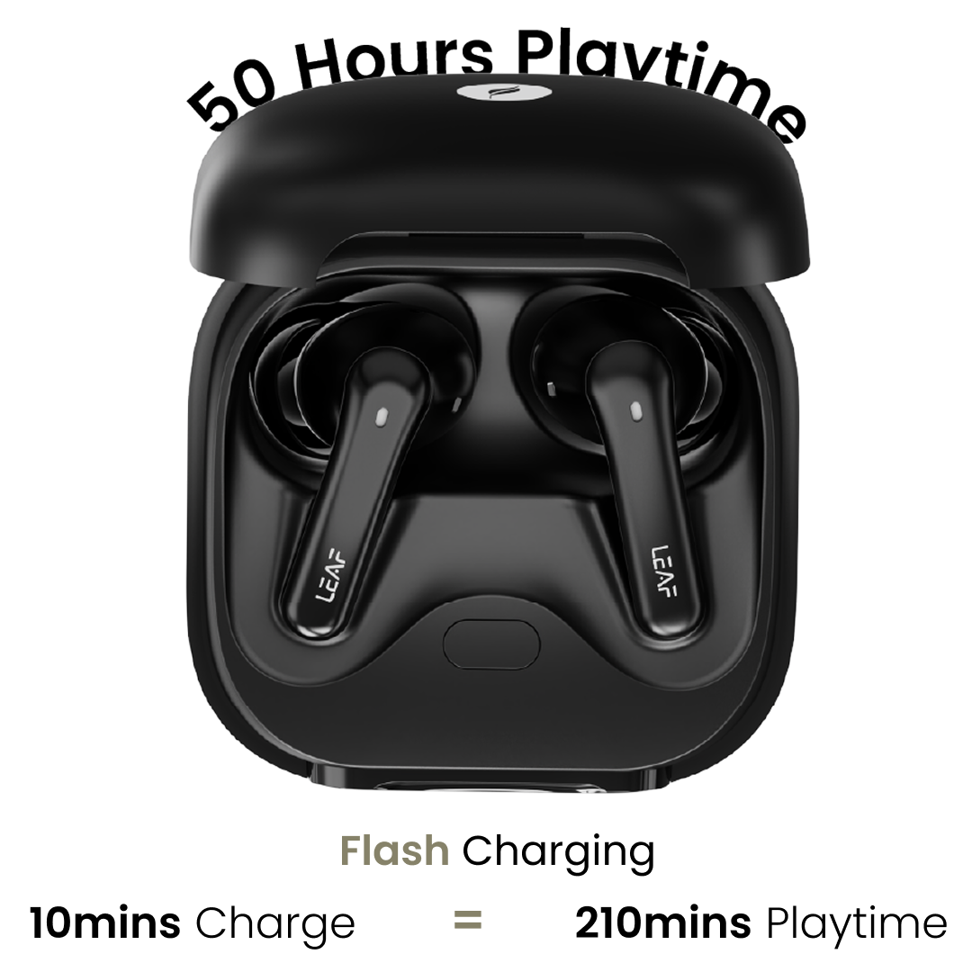 Leaf Pods X1 Wireless Earbuds with Hybrid ANC