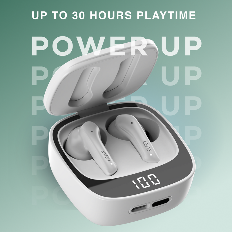 Combo: LEAF BUDS X614 ANC + LEAF BUDS X121 (PURE WHITE) - Leaf Studios
