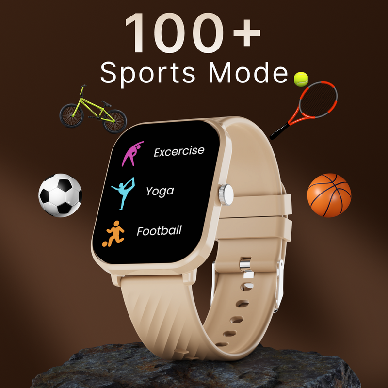LEAF WATCH X121 WIRELESS BT CALLING SMART WATCH-CHAMPAGNE GOLD - Leaf Studios