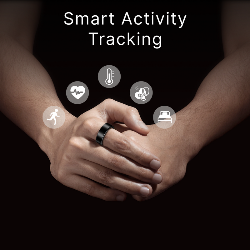 LEAF HALO SMART RING (CARBON BLACK) + SIZING KIT