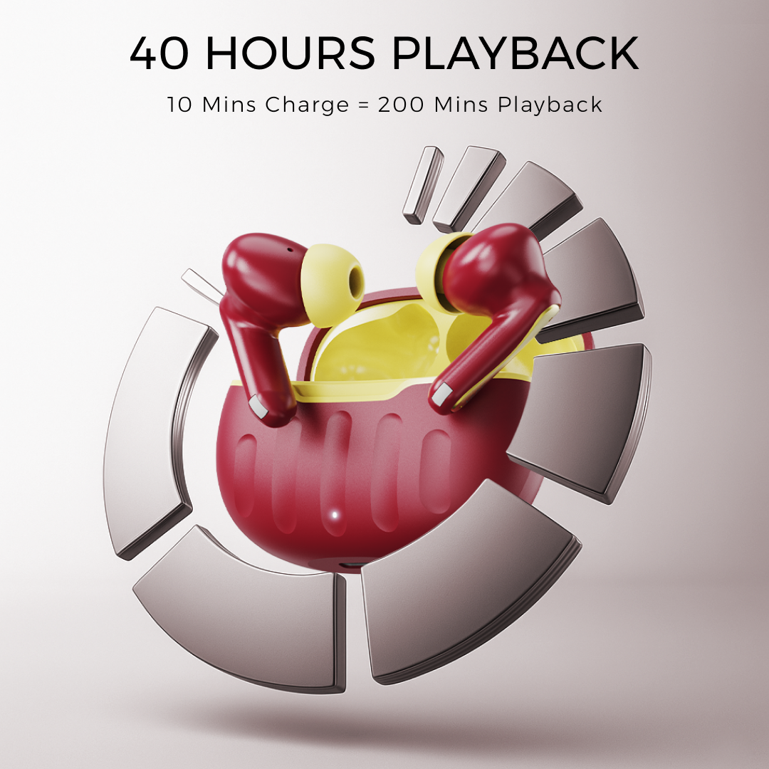 Leaf Buds X101 Wireless Earbuds (Flaming Summer)