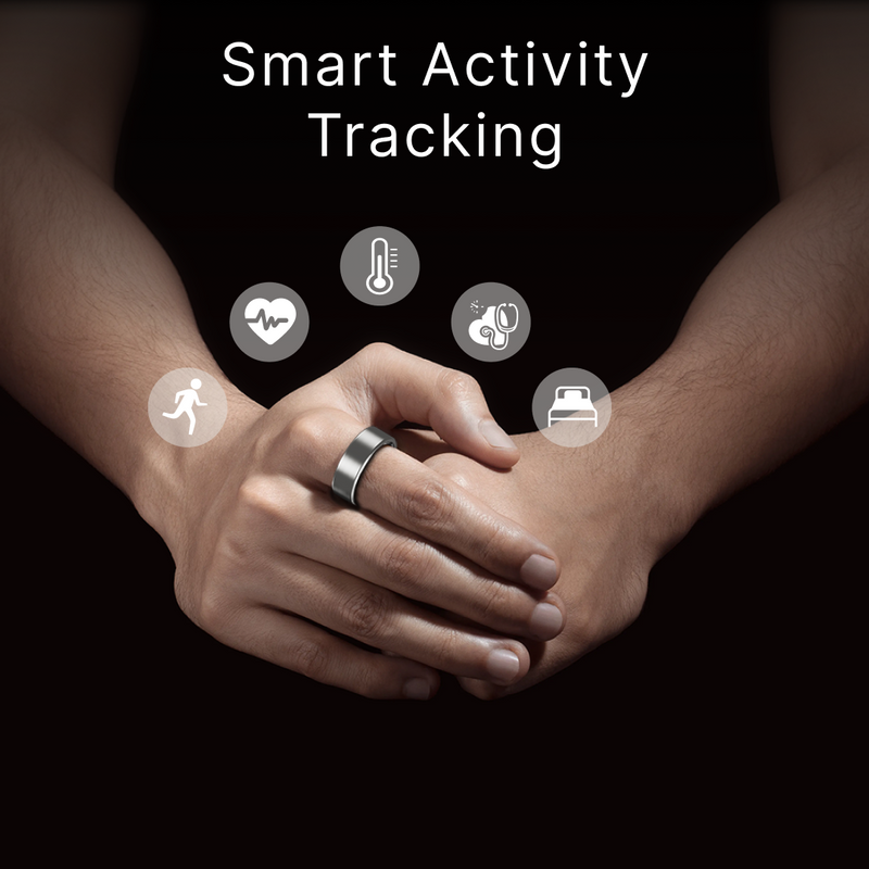 LEAF HALO SMART RING (lUNAR SILVER) + SIZING KIT - Leaf Studios