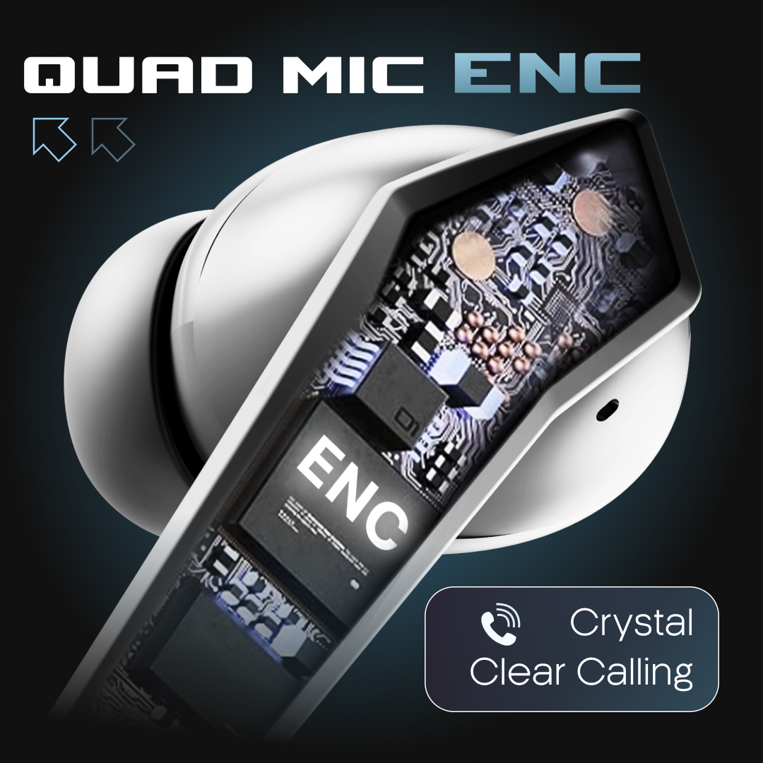 Leaf Buds X468 Wireless Earbuds (Ivory Spaceship)