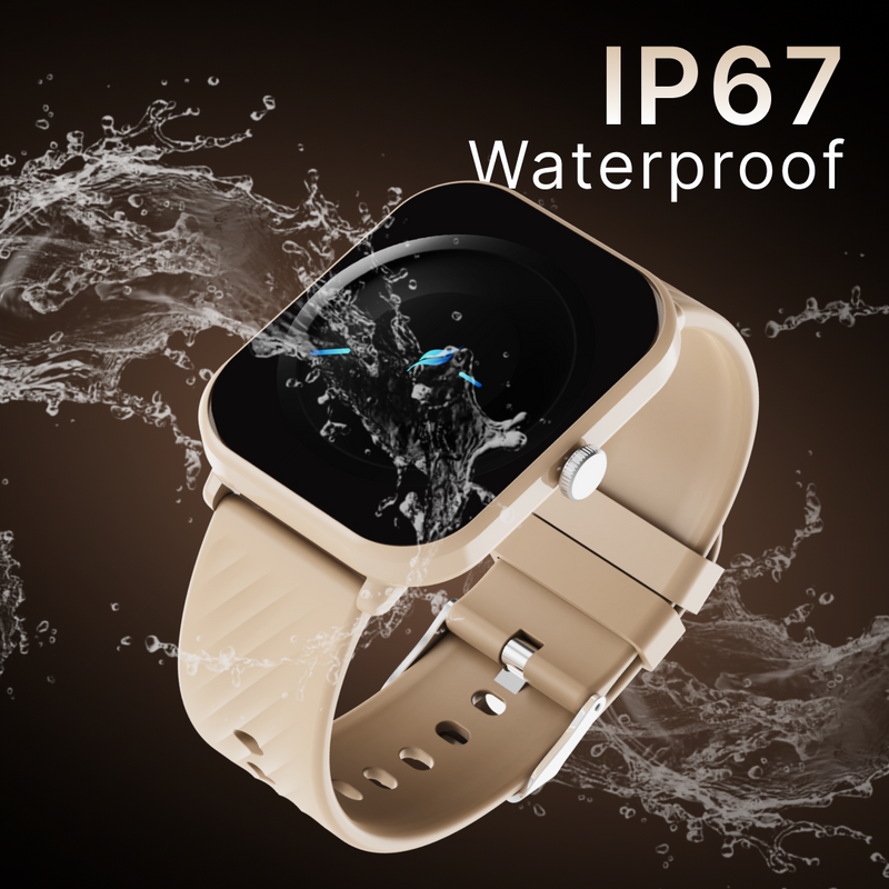 LEAF WATCH X121 WIRELESS BT CALLING SMART WATCH-CHAMPAGNE GOLD - Leaf Studios