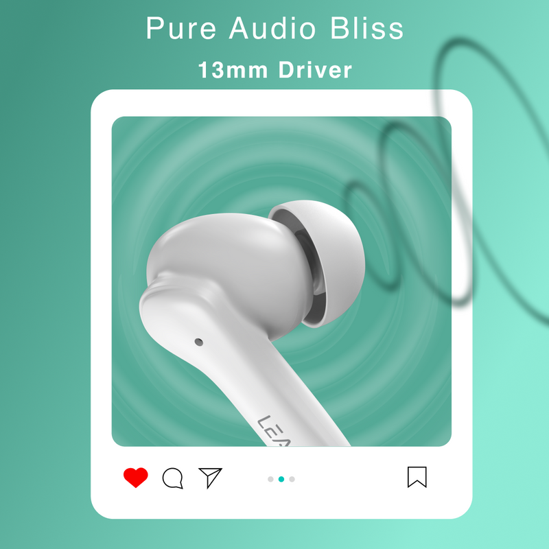Combo: LEAF BUDS X614 ANC + LEAF BUDS X121 (PURE WHITE) - Leaf Studios