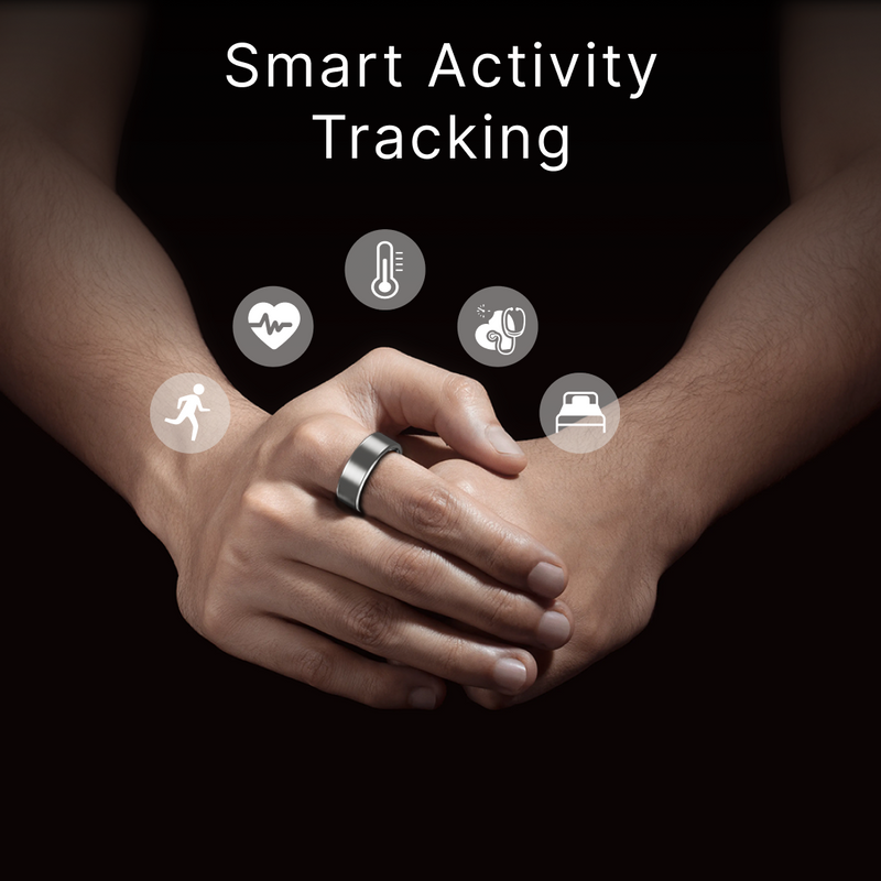 LEAF HALO SMART RING (LUNAR SILVER) + SIZING KIT - Leaf Studios