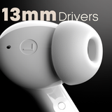 LEAF BUDS X614 ANC TRUE WIRELESS EARBUDS (PURE WHITE) - Leaf Studios