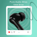 Combo: LEAF BUDS X614 ANC (CARBON BLACK) + LEAF BUDS X121 (PURE WHITE) - Leaf Studios