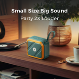 LEAF BOOM WIRELESS SPEAKER-TEAL BLUE