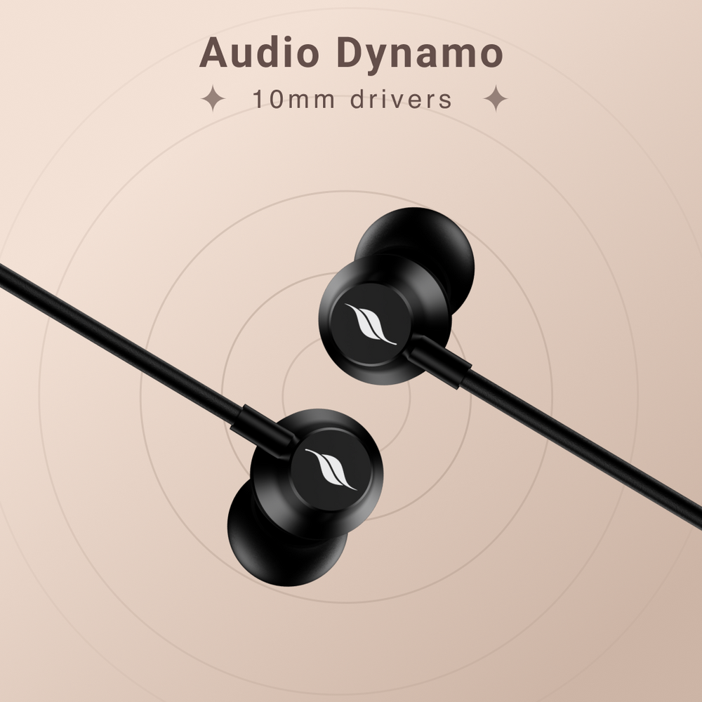 Combo 2 x LEAF RUSH X168 WIRELESS EARPHONES CARBON BLACK