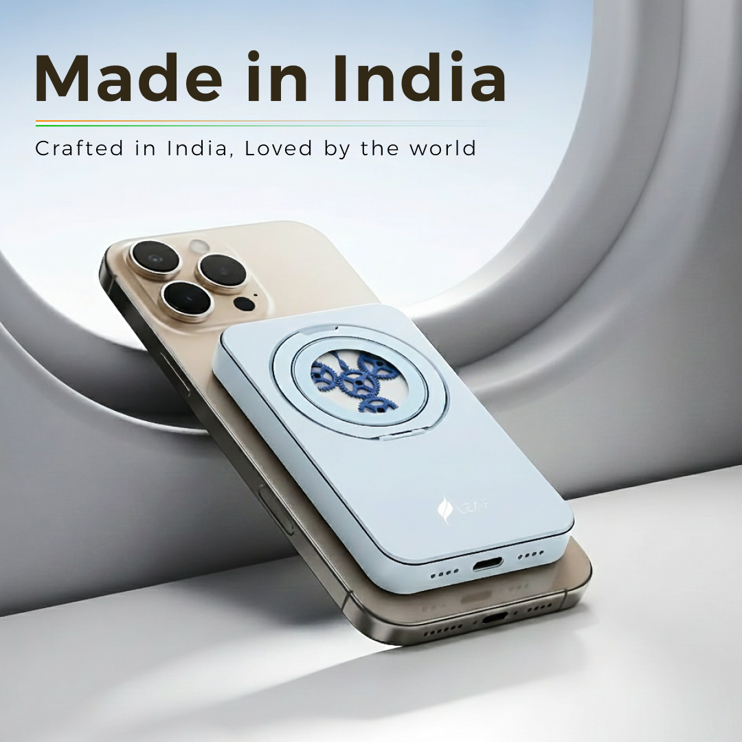LEAF NOVA POWER BANK (AQUA GREY)