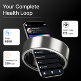 LEAF HALO SMART RING (LUNAR SILVER) + SIZING KIT - Leaf Studios
