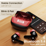 LEAF BUDS X214 TRUE WIRELESS EARBUDS (BLACK BLOOD) - Leaf Studios