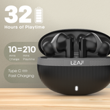 LEAF BUDS X342 TRUE WIRELESS EARBUDS (CARBON BLACK) - Leaf Studios