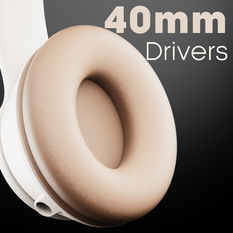 LEAF BASS X414 WIRELESS HEADPHONES- DESERT DUNE