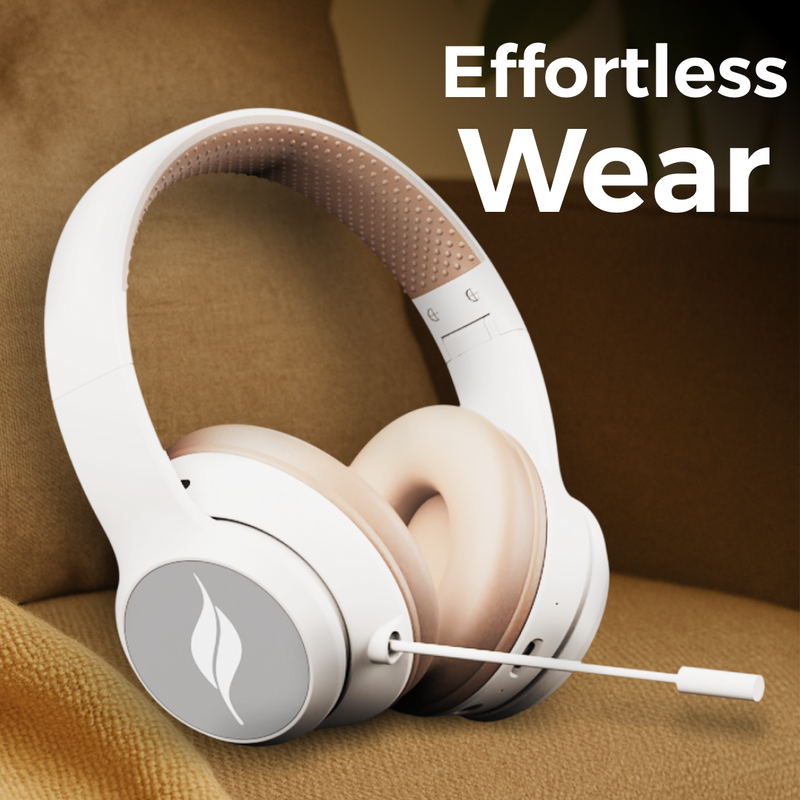 LEAF BASS X414 WIRELESS HEADPHONES- DESERT DUNE