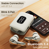 LEAF BUDS X714 ANC EARBUDS WITH 4 BUDS IN 1 CASE (IVORY) - Leaf Studios