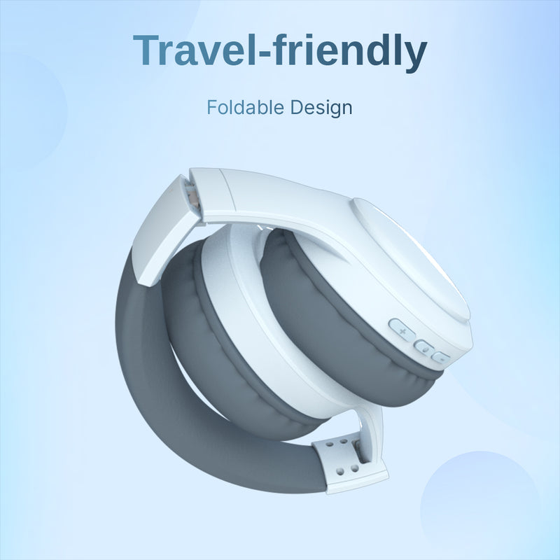 LEAF BASS PRO WIRELESS HEADPHONES-AQUA GREY - Leaf Studios