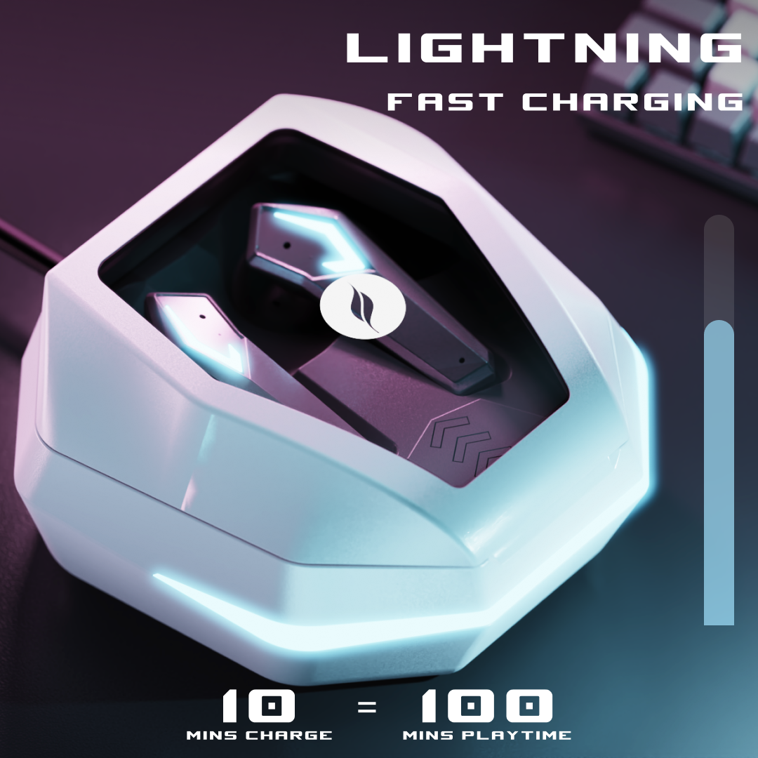 Leaf Buds X468 Wireless Earbuds (Ivory Spaceship)