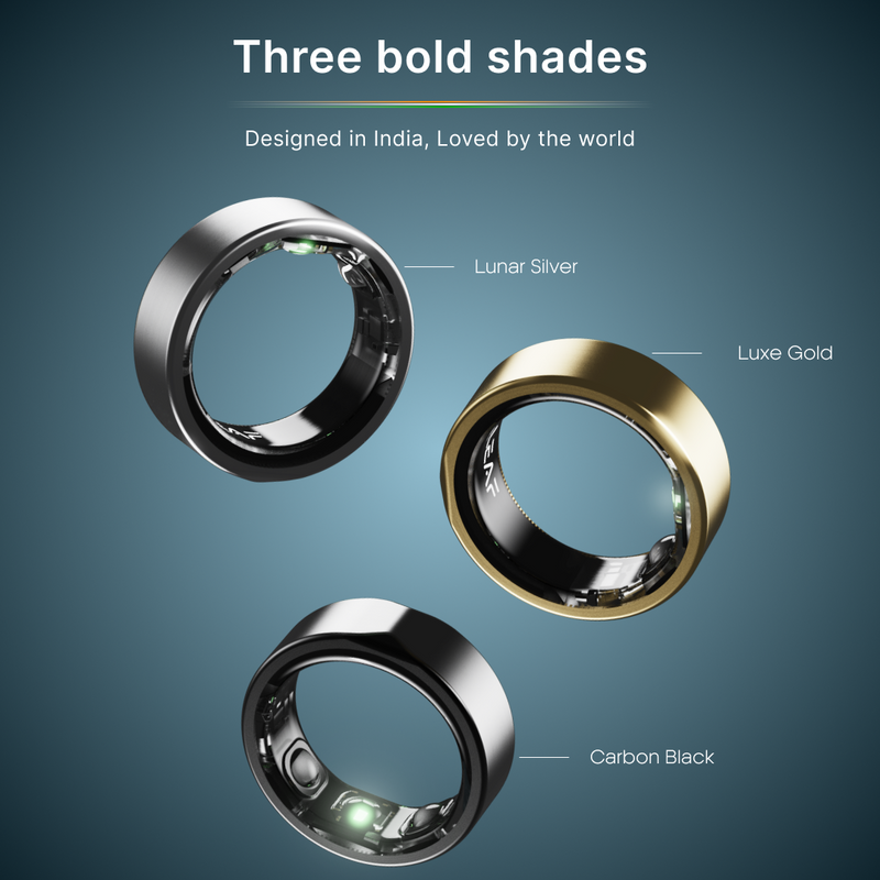 LEAF HALO SMART RING (CARBON BLACK) + SIZING KIT