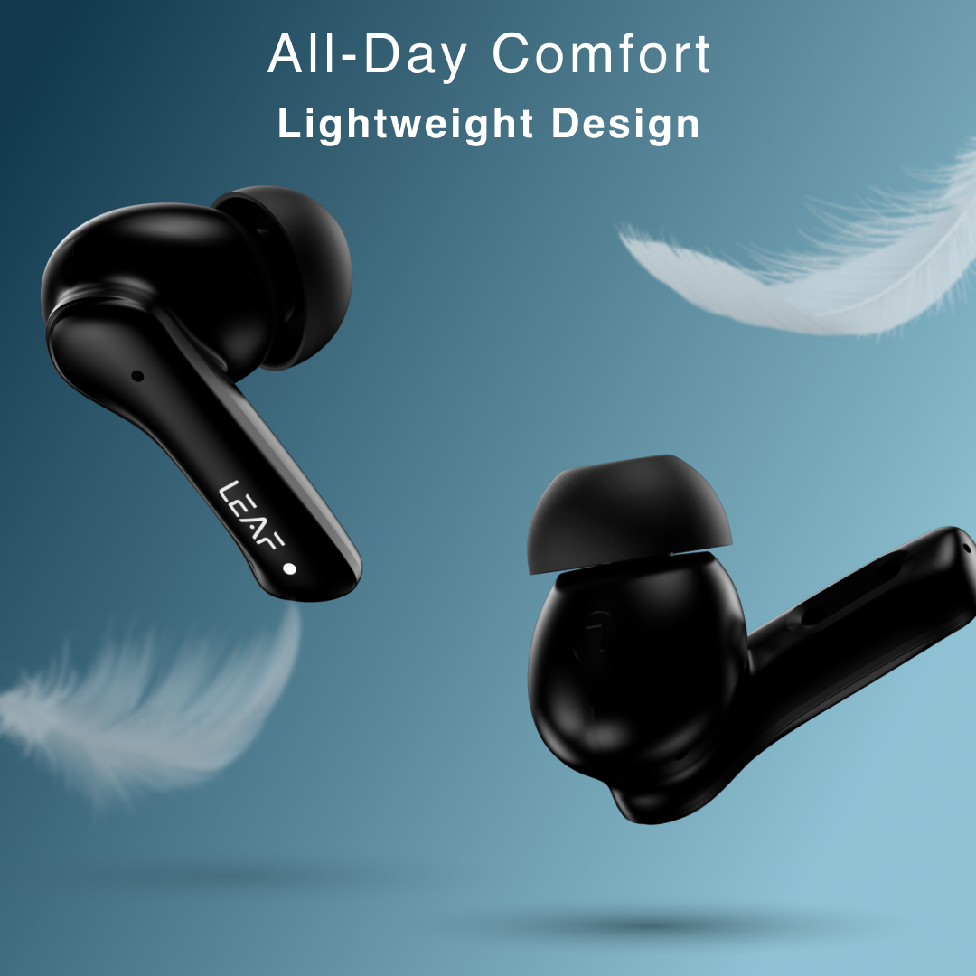 Combo: LEAF BUDS X614 ANC  + LEAF BUDS X121 (CARBON BLACK)