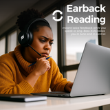 LEAF BASS X414 WIRELESS HEADPHONES- CARBON BLACK