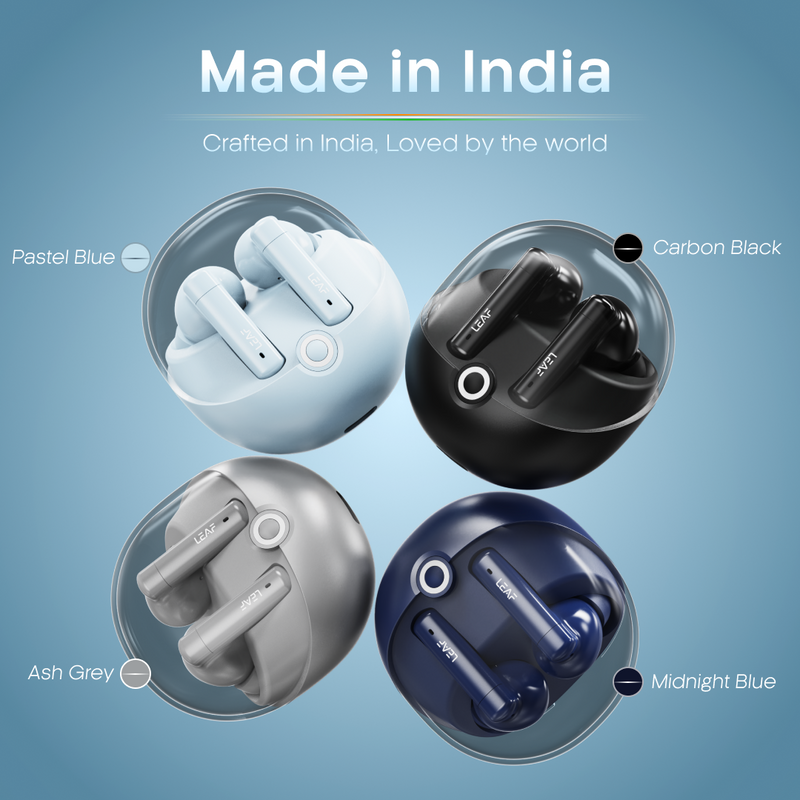 LEAF BUDS X514 ANC TRUE WIRELESS EARBUDS (MIDNIGHT BLUE) - Leaf Studios