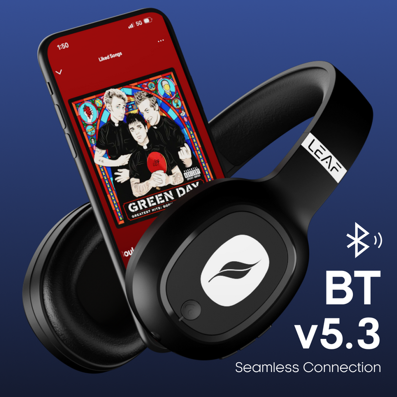 Leaf Bass Wireless Bluetooth Headphones