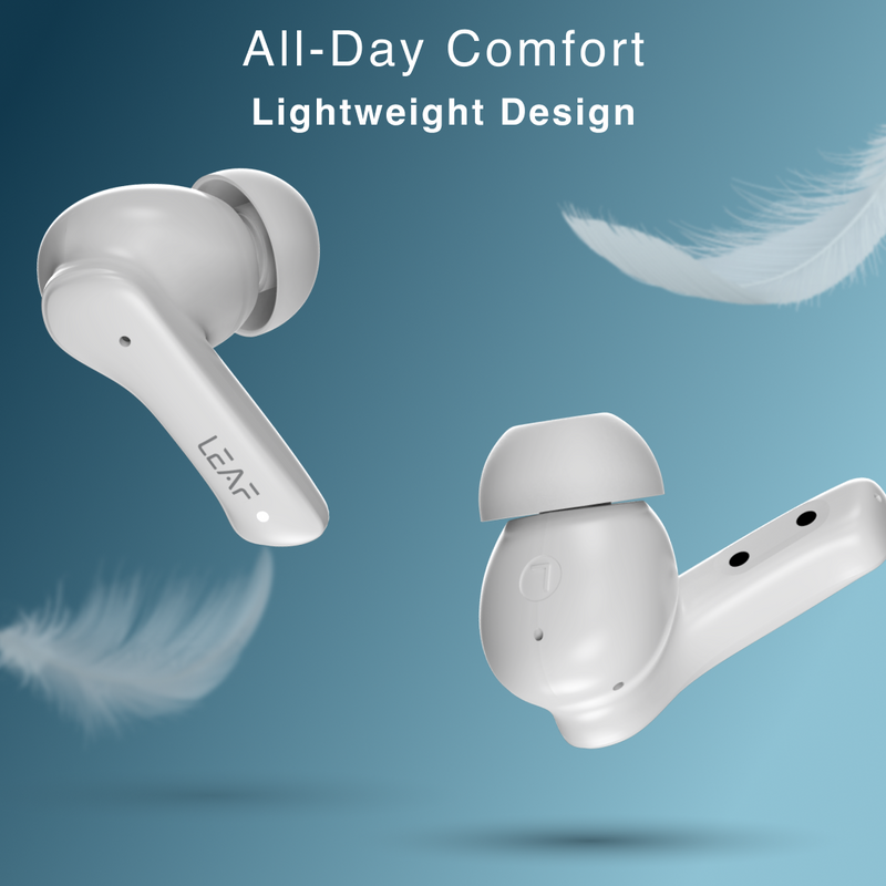 Combo: LEAF BUDS X614 ANC + LEAF BUDS X121 (PURE WHITE) - Leaf Studios