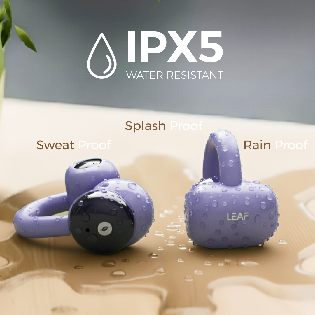 LEAF BUDS AIR WIRELESS OPEN EAR EARBUDS (LAVENDER)